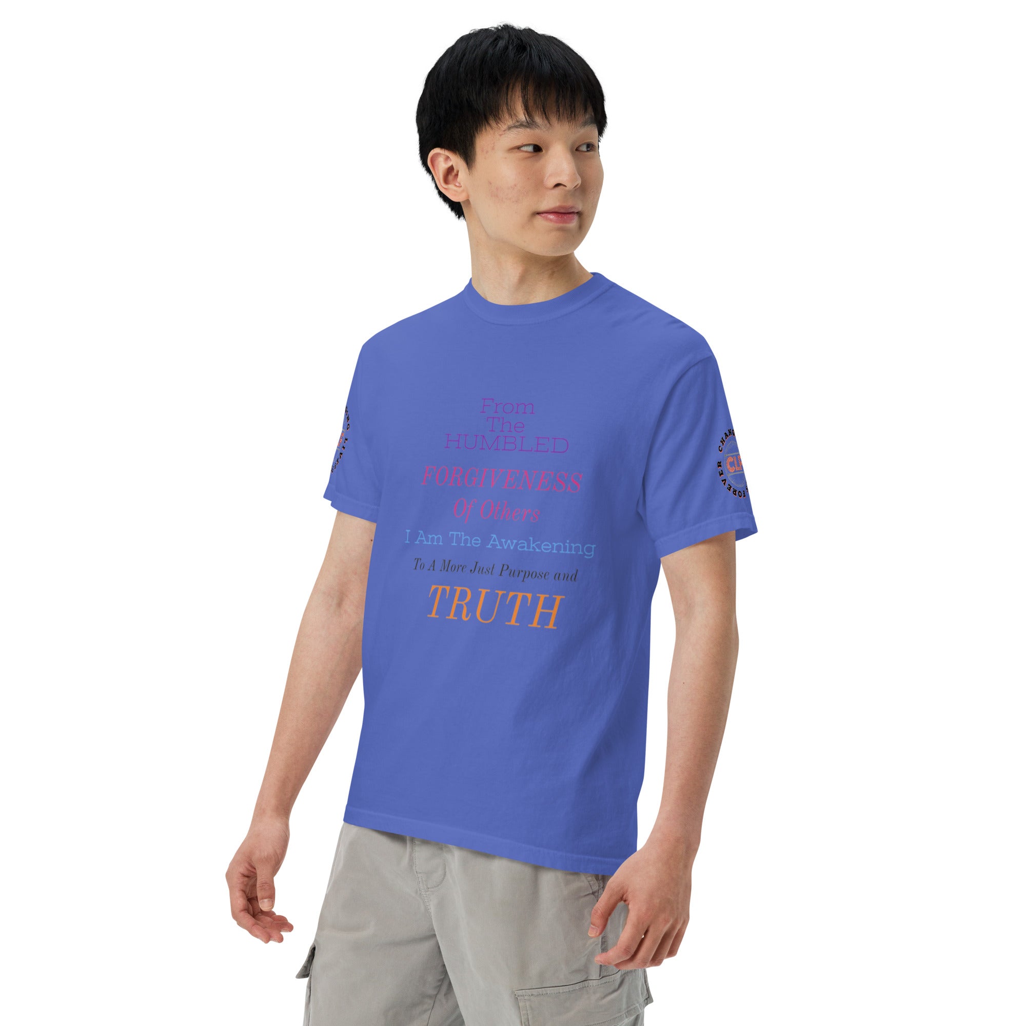 Unisex garment-dyed heavyweight t-shirt